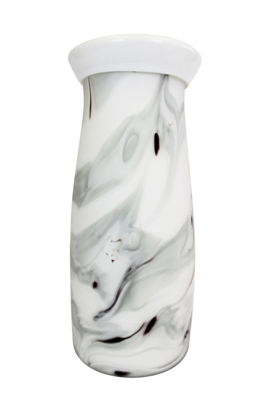 Arthemus White 18'' Indoor / Outdoor Glass Table Vase